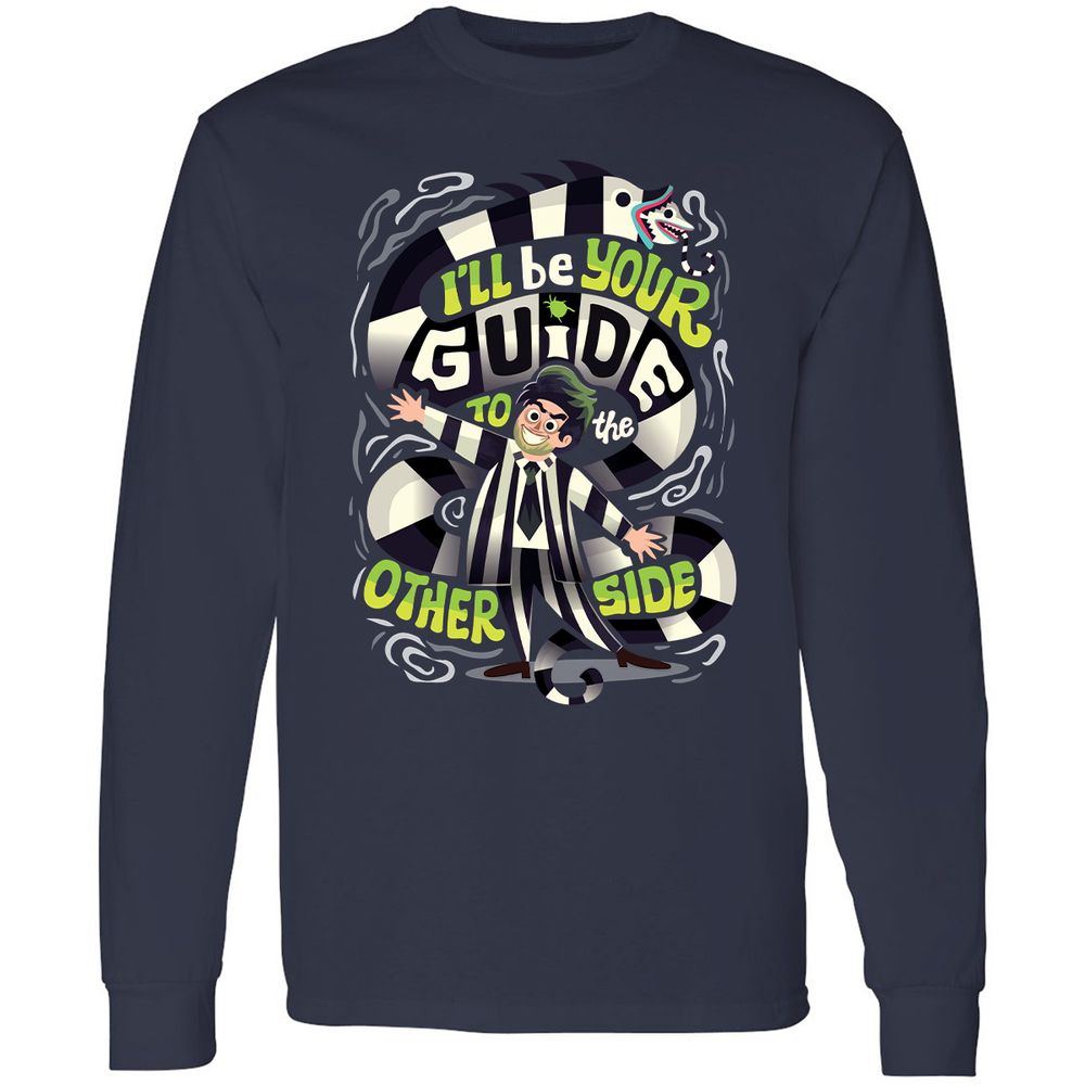 Long Sleeve T-Shirt - 8E2D2UY3 - Navy - 2