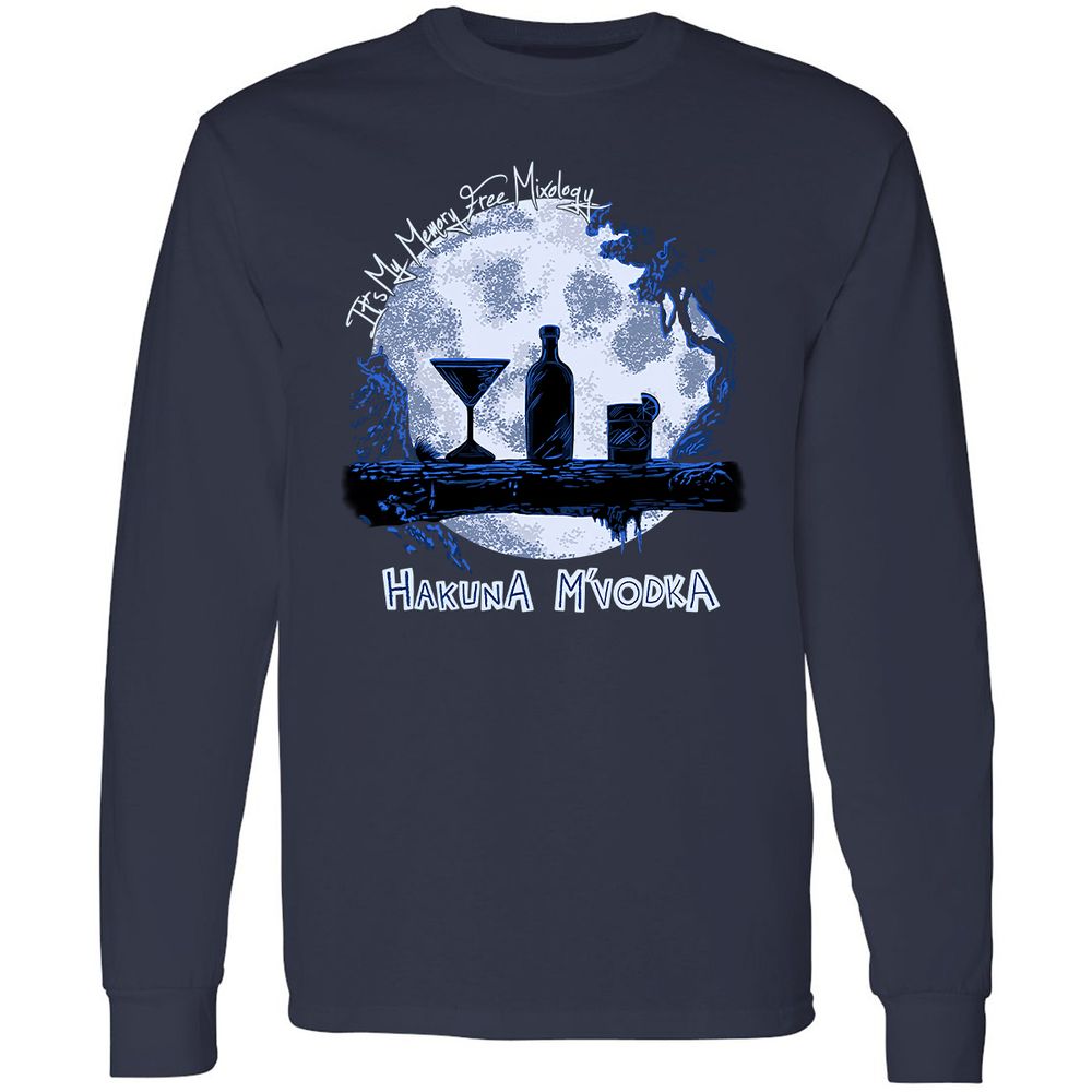Long Sleeve T-Shirt - 6J982QUR - Navy - 2