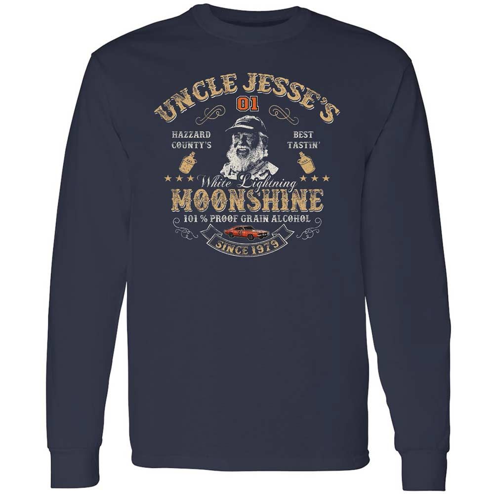 Long Sleeve T-Shirt - XDJEU14Z - Navy - 2
