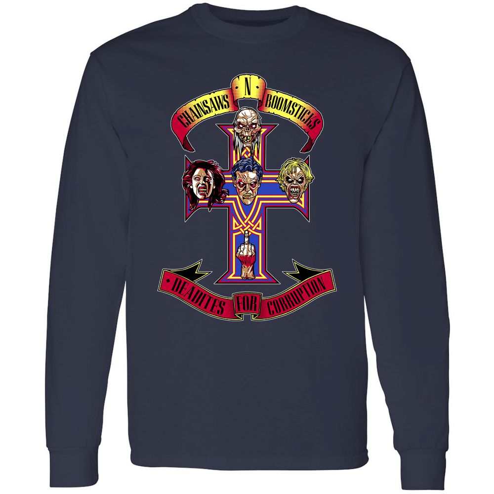 Long Sleeve T-Shirt - UQW6SSGK - Navy - 2
