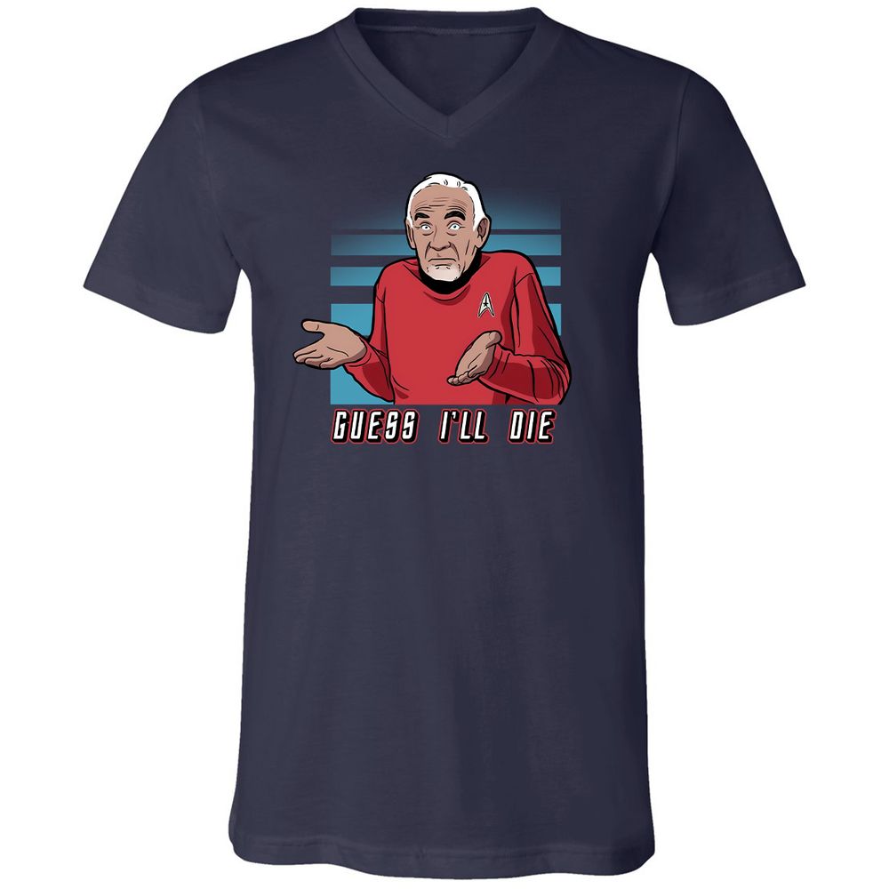 Unisex V-Neck T-Shirt - R2EXTKL5 - Navy - 2