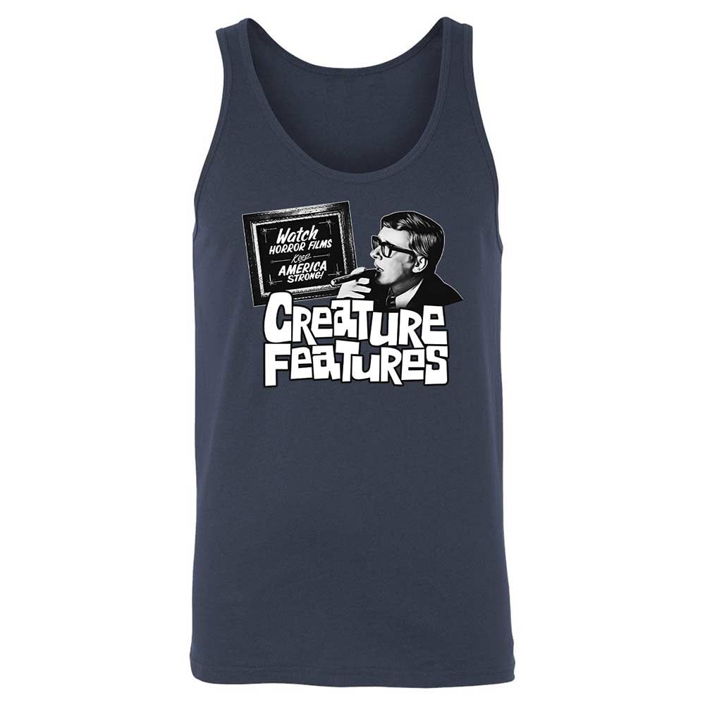 Bob Wilkins Creature Features - Navy - 2