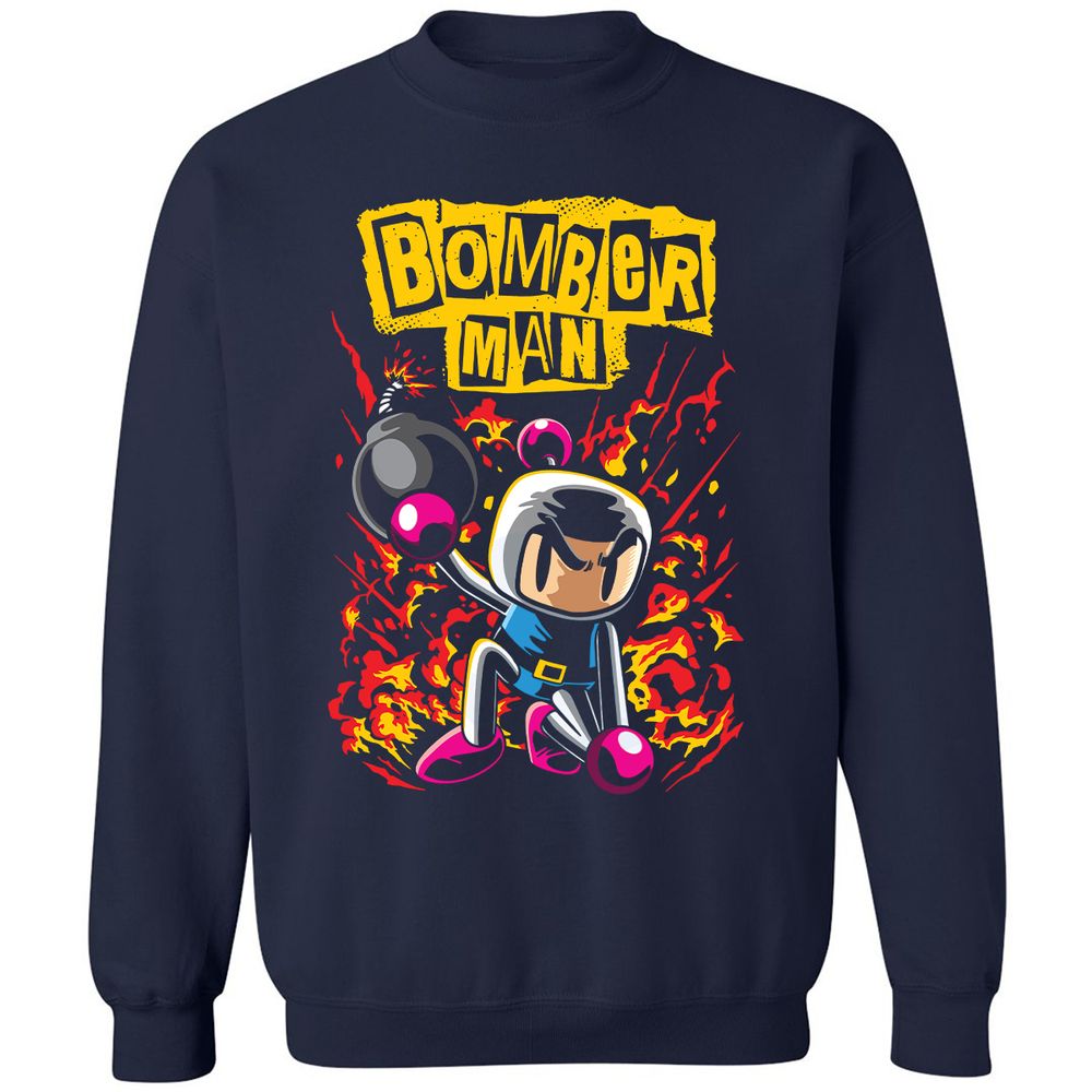 Classic Unisex Sweatshirt - 64BG6N9H - Navy - 2