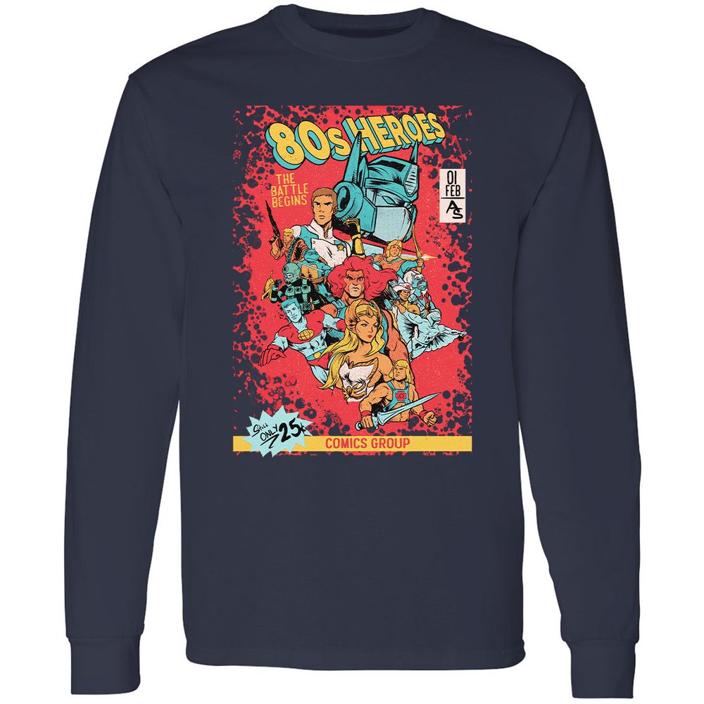 Long Sleeve T-Shirt - 8ZK34V5G - Navy - 2