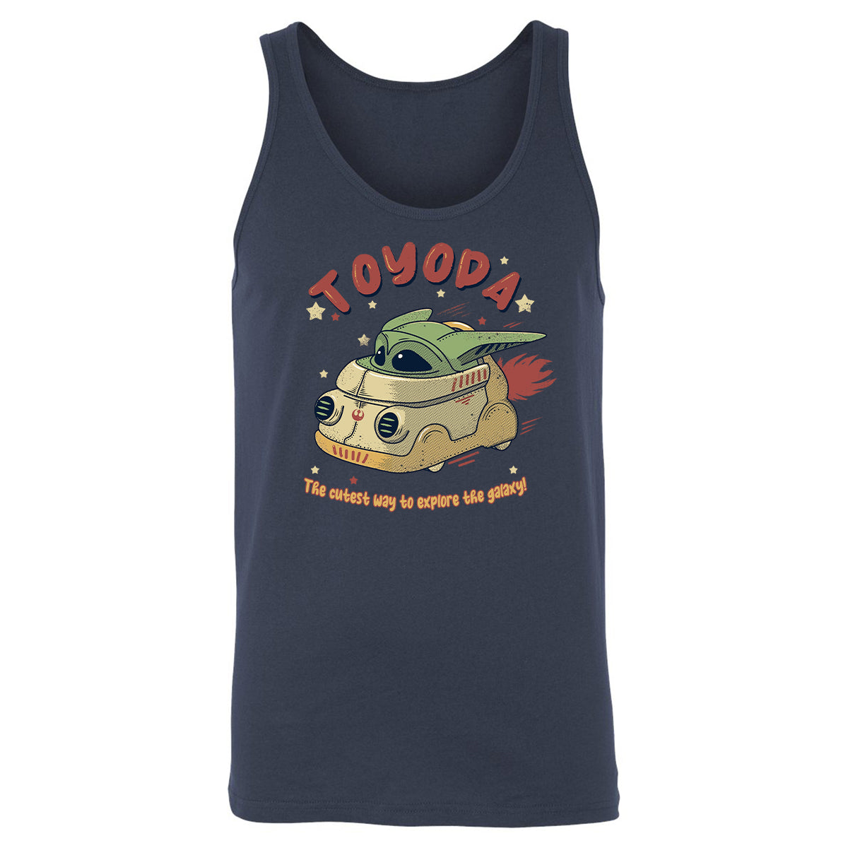 Unisex Jersey Tank - 5Z6KL1P4 - Navy - 2