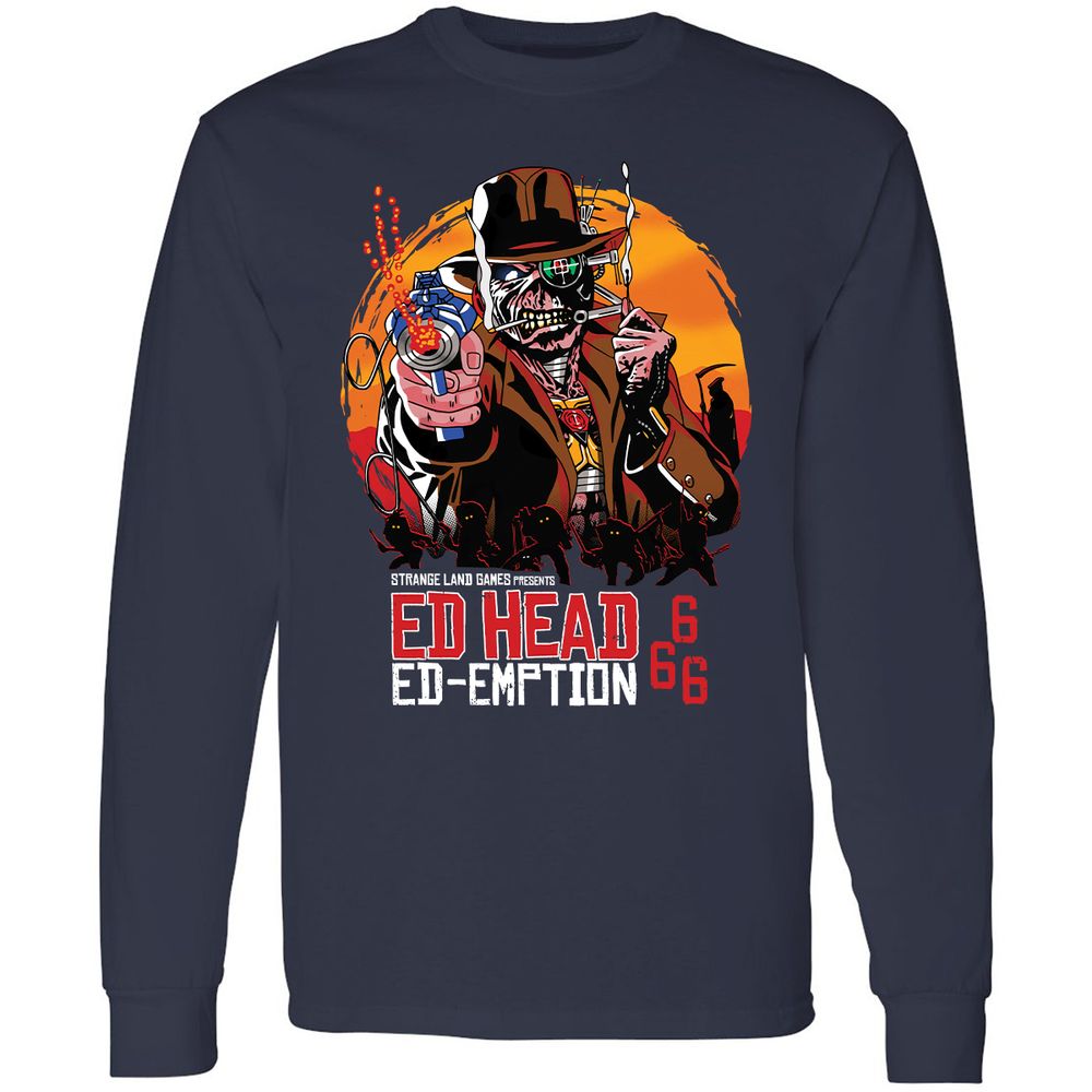 Long Sleeve T-Shirt - 3K6YAQ3M - Navy - 2