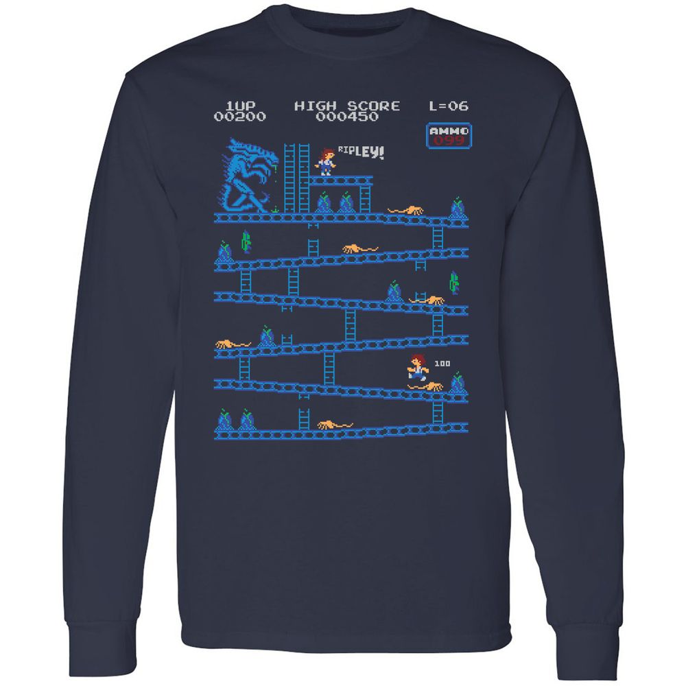 Long Sleeve T-Shirt - 4JCSS58P - Navy - 2