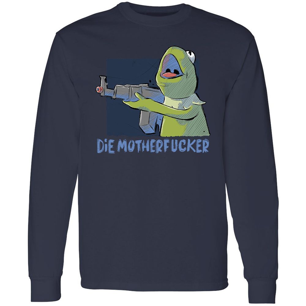 Long Sleeve T-Shirt - VL52X2L3 - Navy - 2
