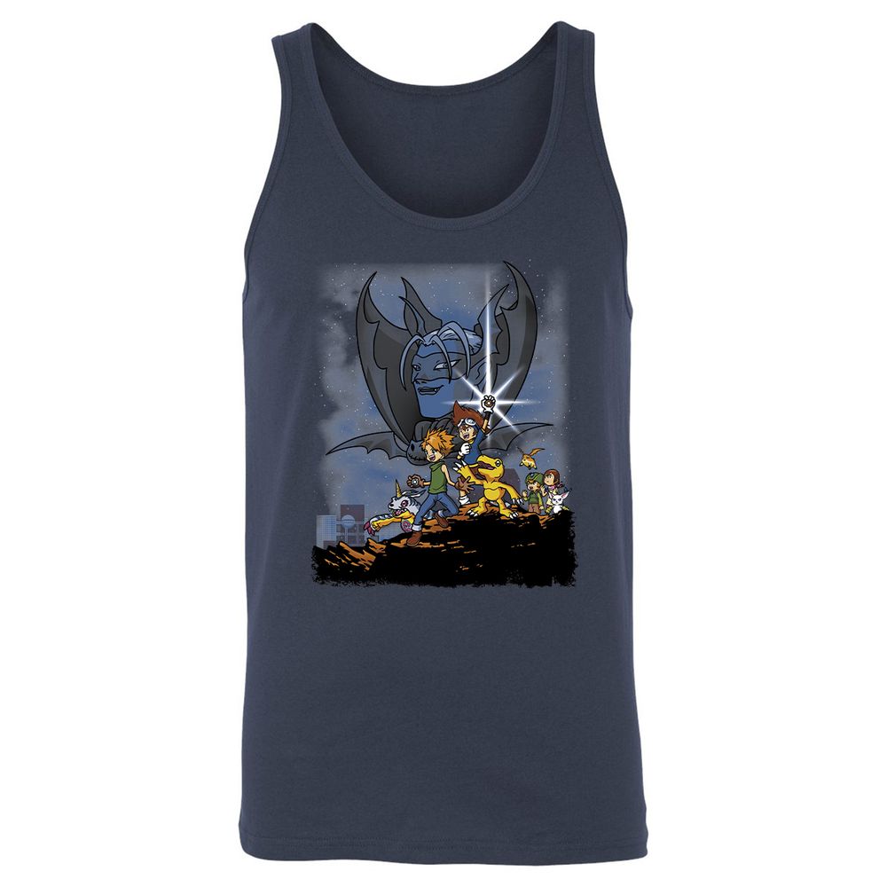 Unisex Jersey Tank - E3UF9U59 - Navy - 2