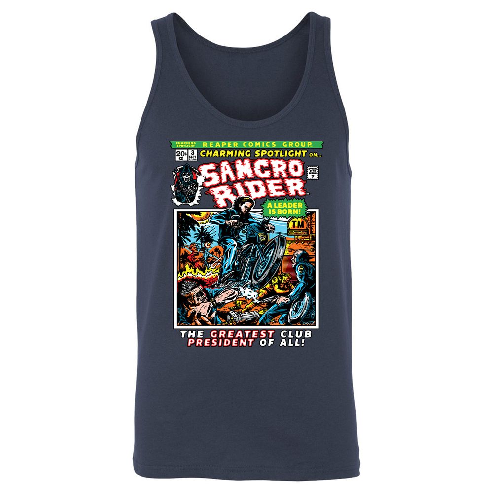 Unisex Jersey Tank - QPS9S1WF - Navy - 2