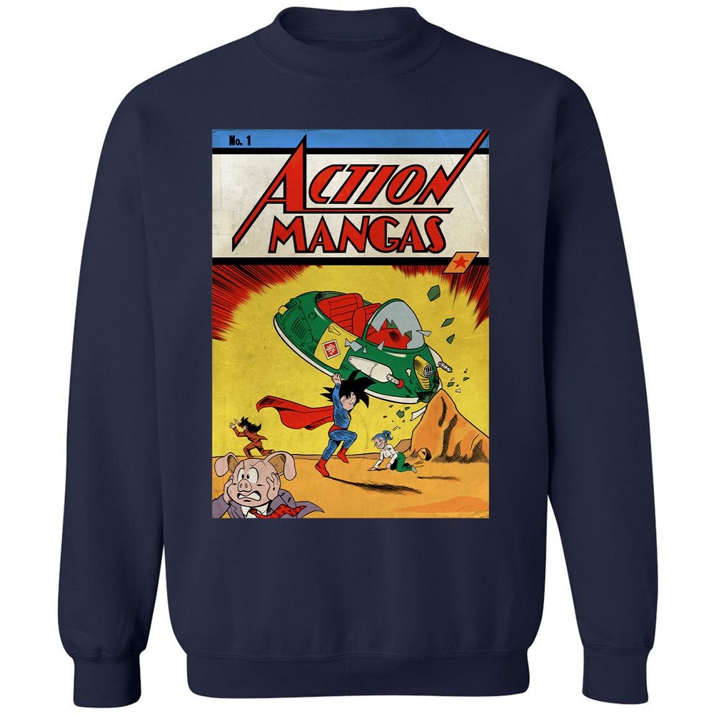 Classic Unisex Sweatshirt - RCSR7HLJ - Navy - 2