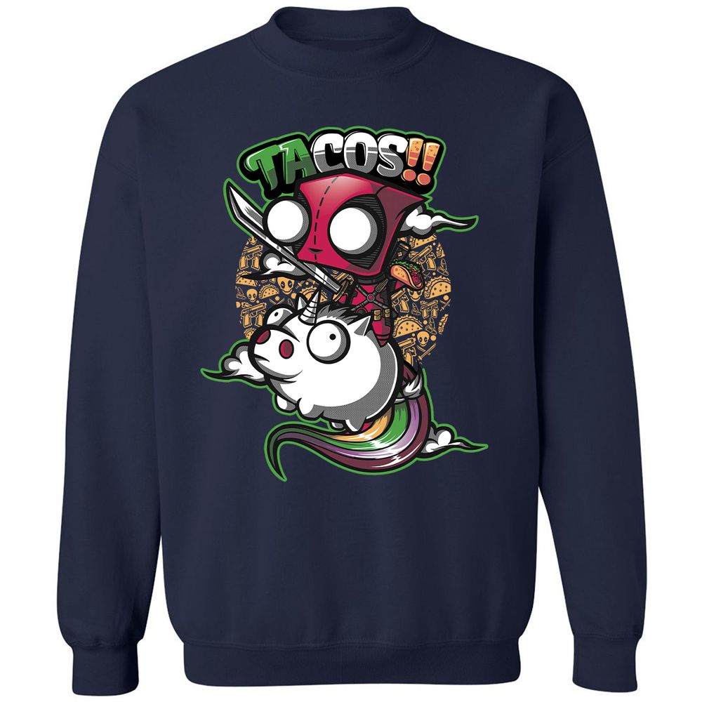 Classic Unisex Sweatshirt - QT1XGSMQ - Navy - 2
