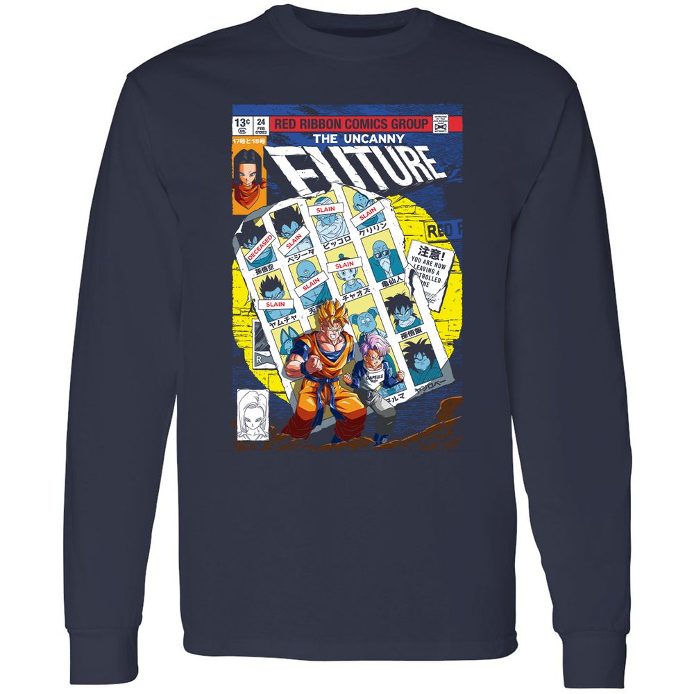 Long Sleeve T-Shirt - J5H899HU - Navy - 2