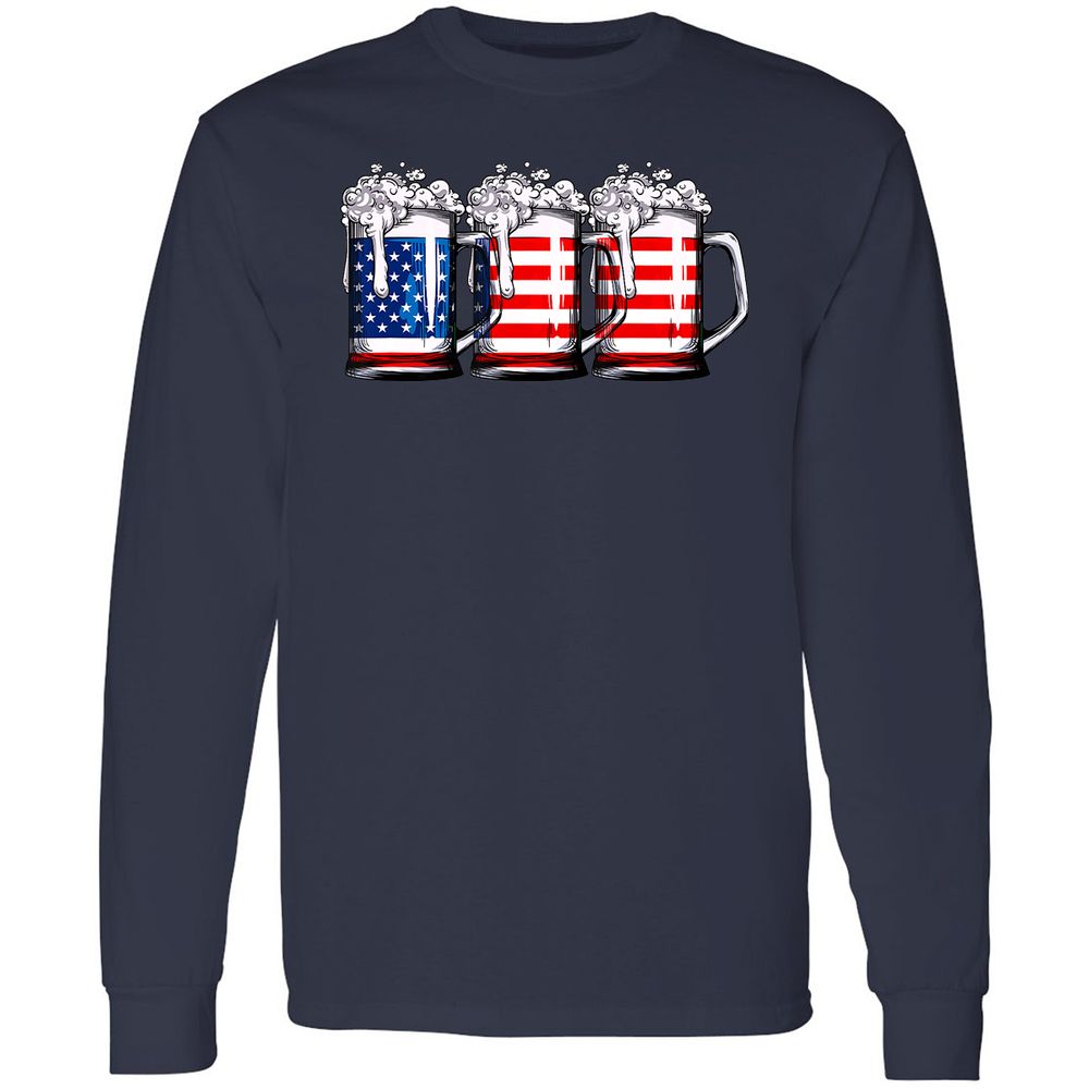 Long Sleeve T-Shirt - ACHF7FTR - Navy - 2