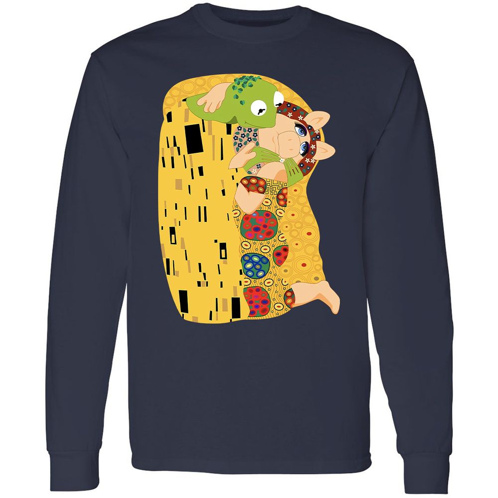 Long Sleeve T-Shirt - M9KEZ1ZS - Navy - 2