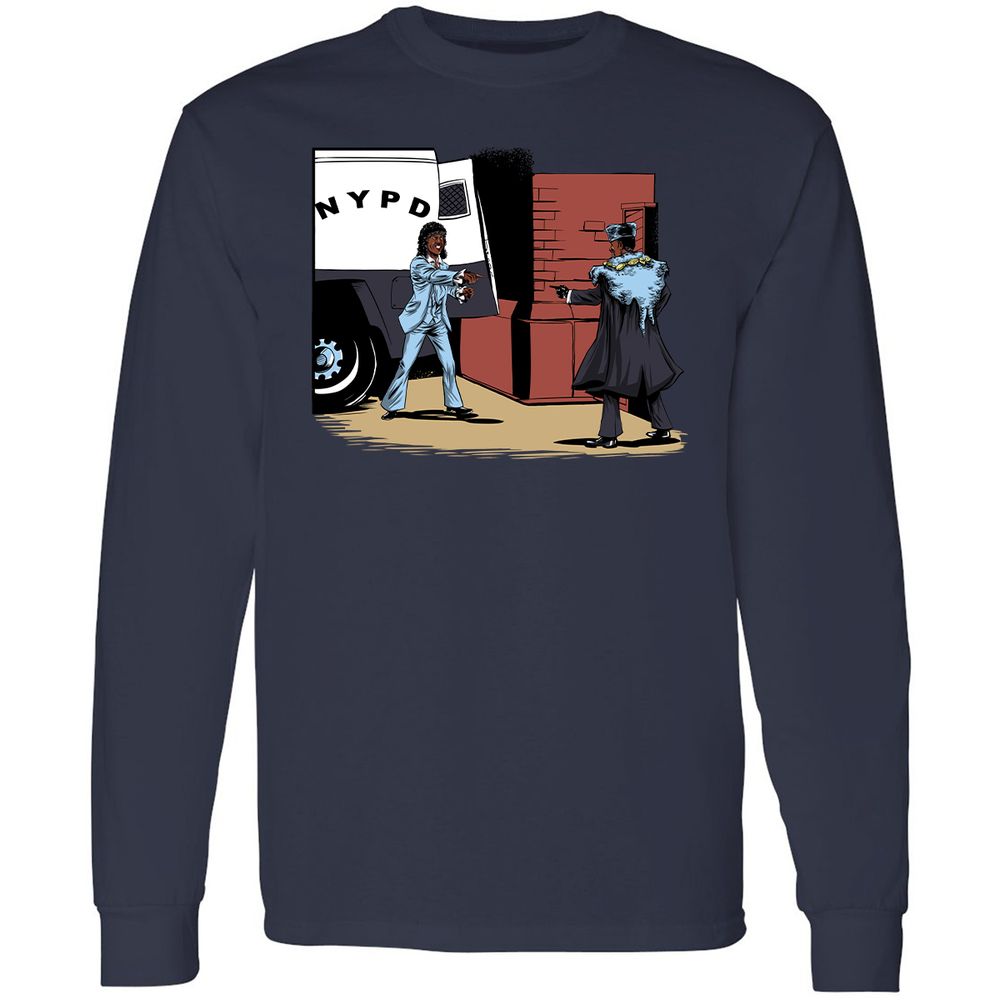Long Sleeve T-Shirt - 8MY8S2XJ - Navy - 2