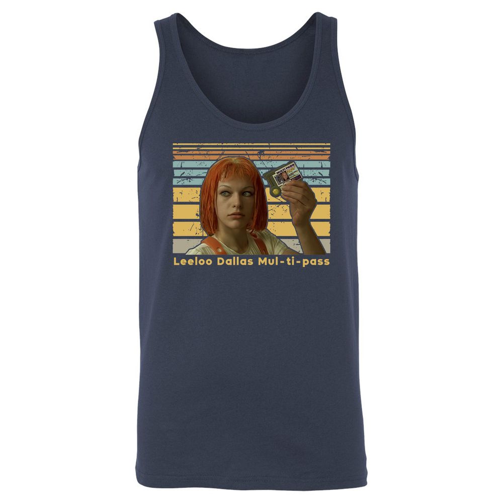 Unisex Jersey Tank - AVY6XK12 - Navy - 2