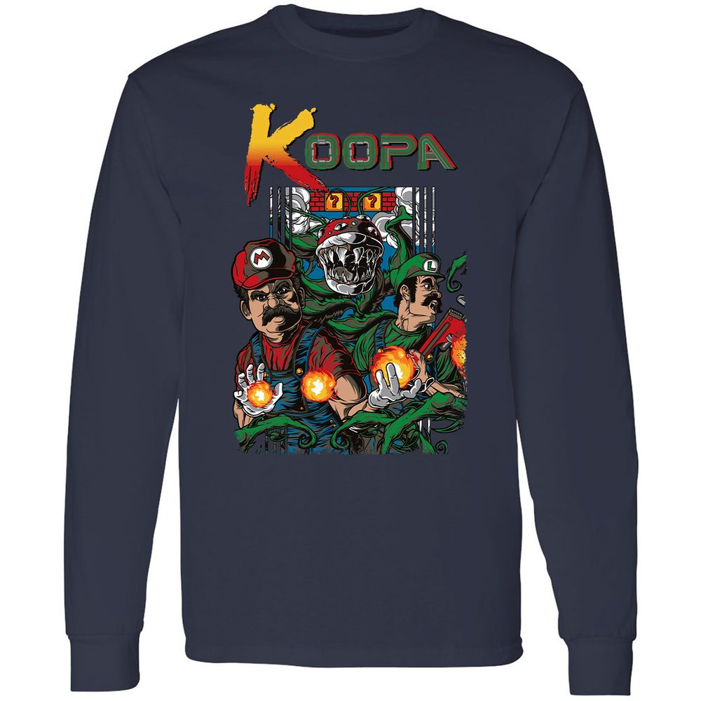 Long Sleeve T-Shirt - 6DQ7UEZJ - Navy - 2