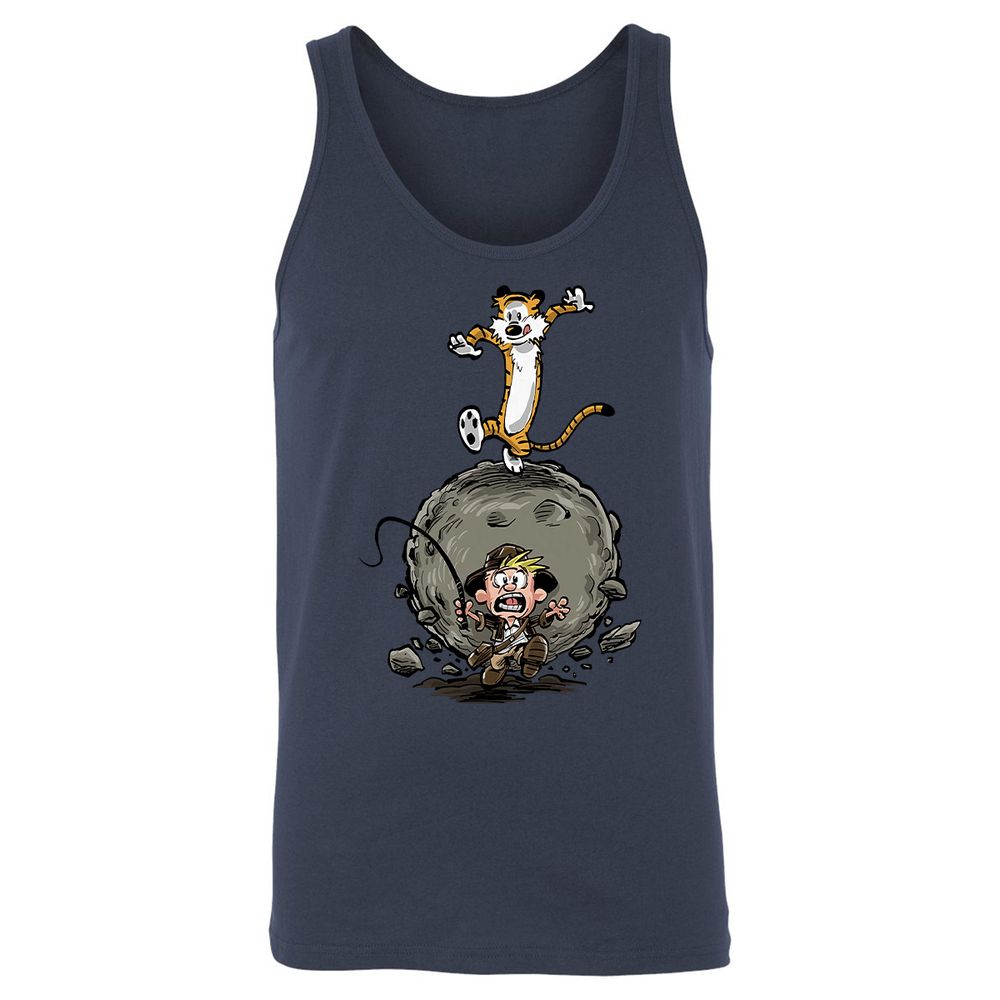 Unisex Jersey Tank - B6V2NNYM - Navy - 2