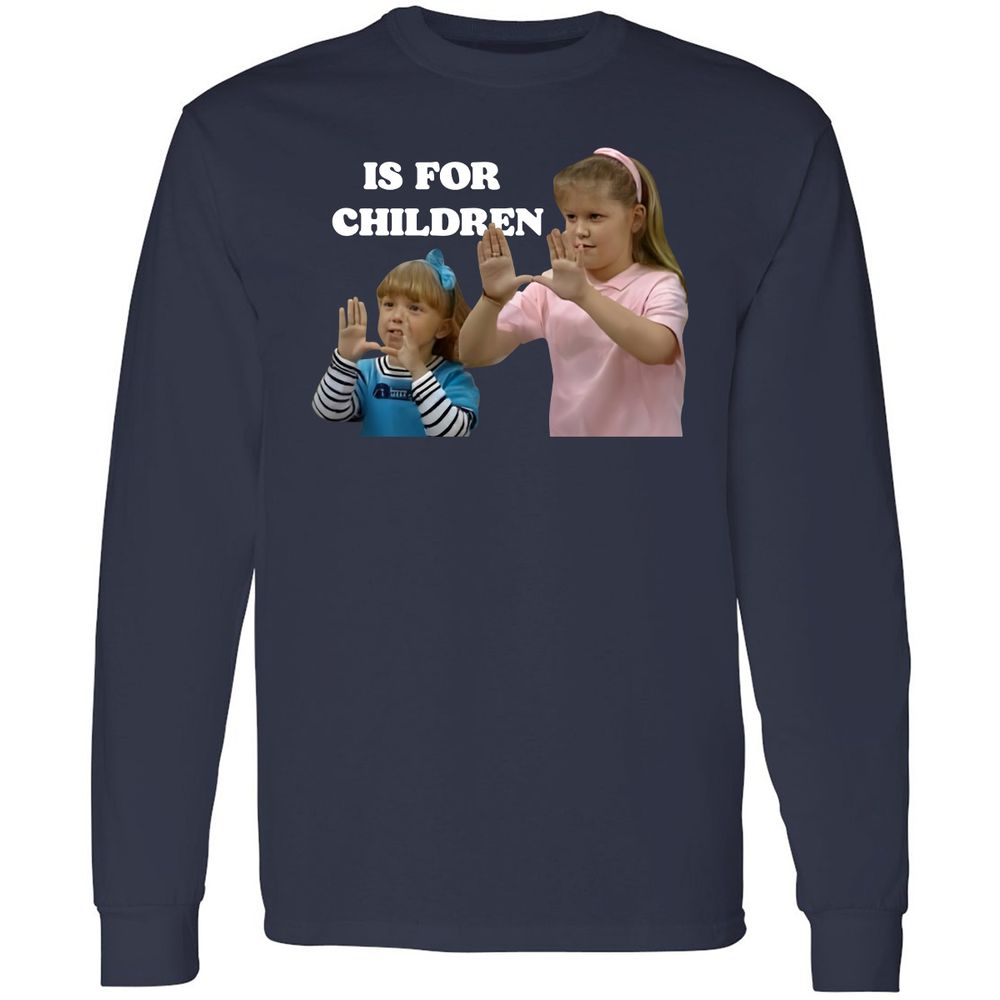 Long Sleeve T-Shirt - SRCD5Q8F - Navy - 2