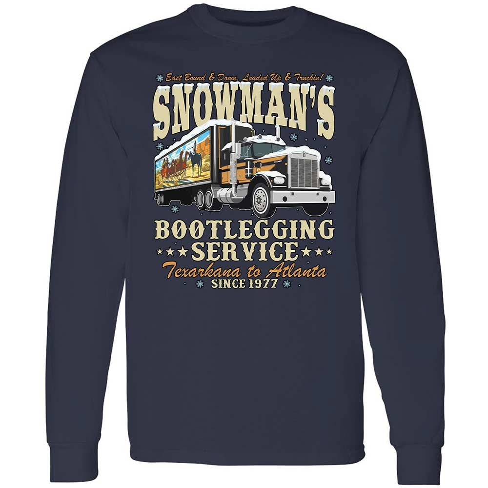 Snowman's Bootlegging Service - Navy - 2