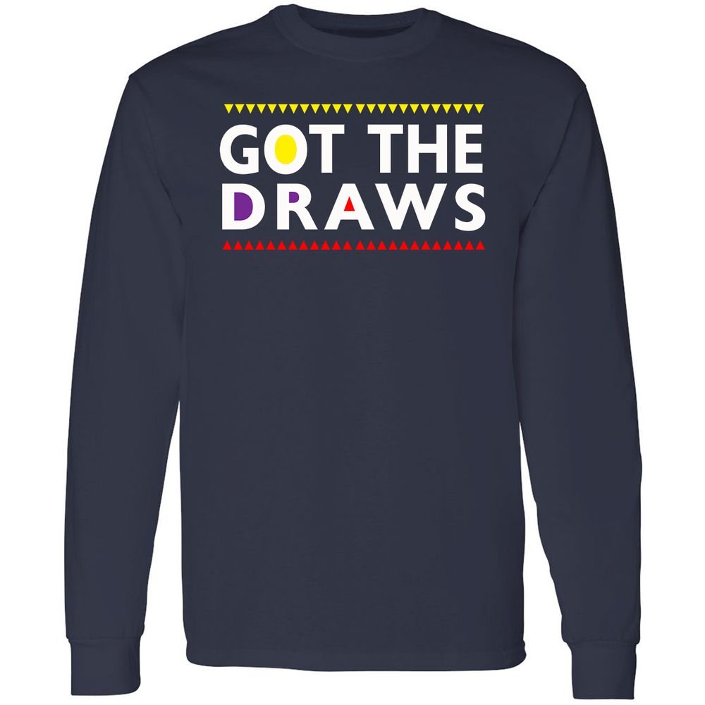 Long Sleeve T-Shirt - GMRHT8WH - Navy - 2