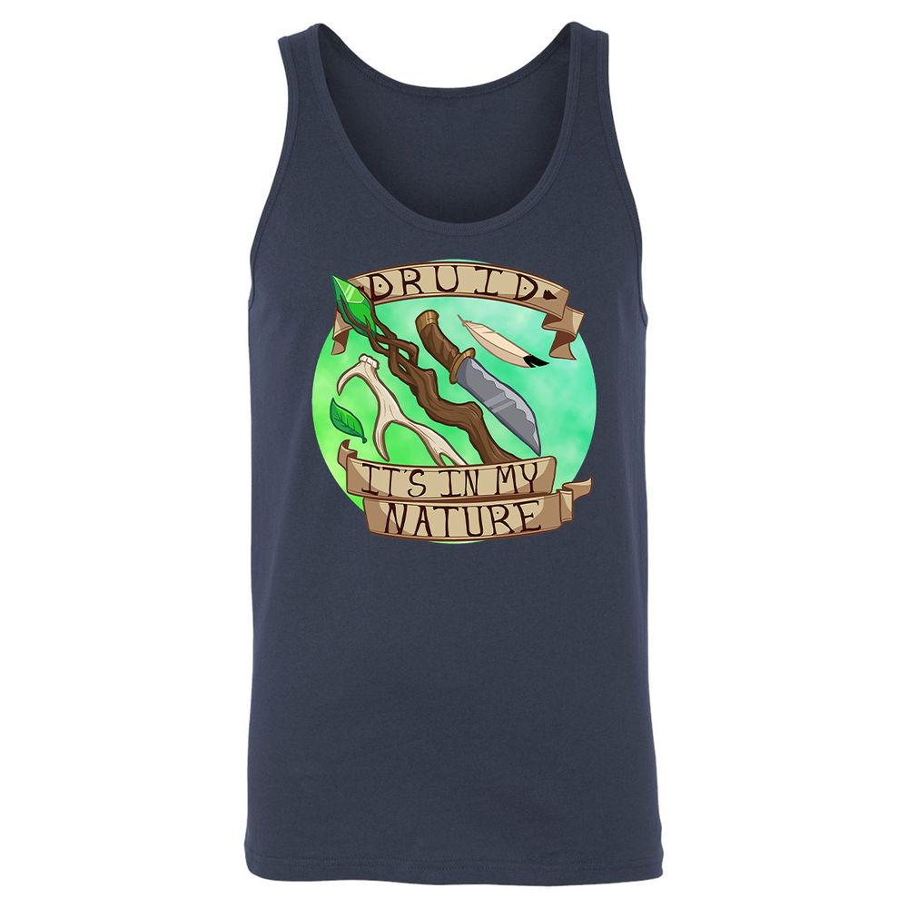 Unisex Jersey Tank - ASDJSX66 - Navy - 2