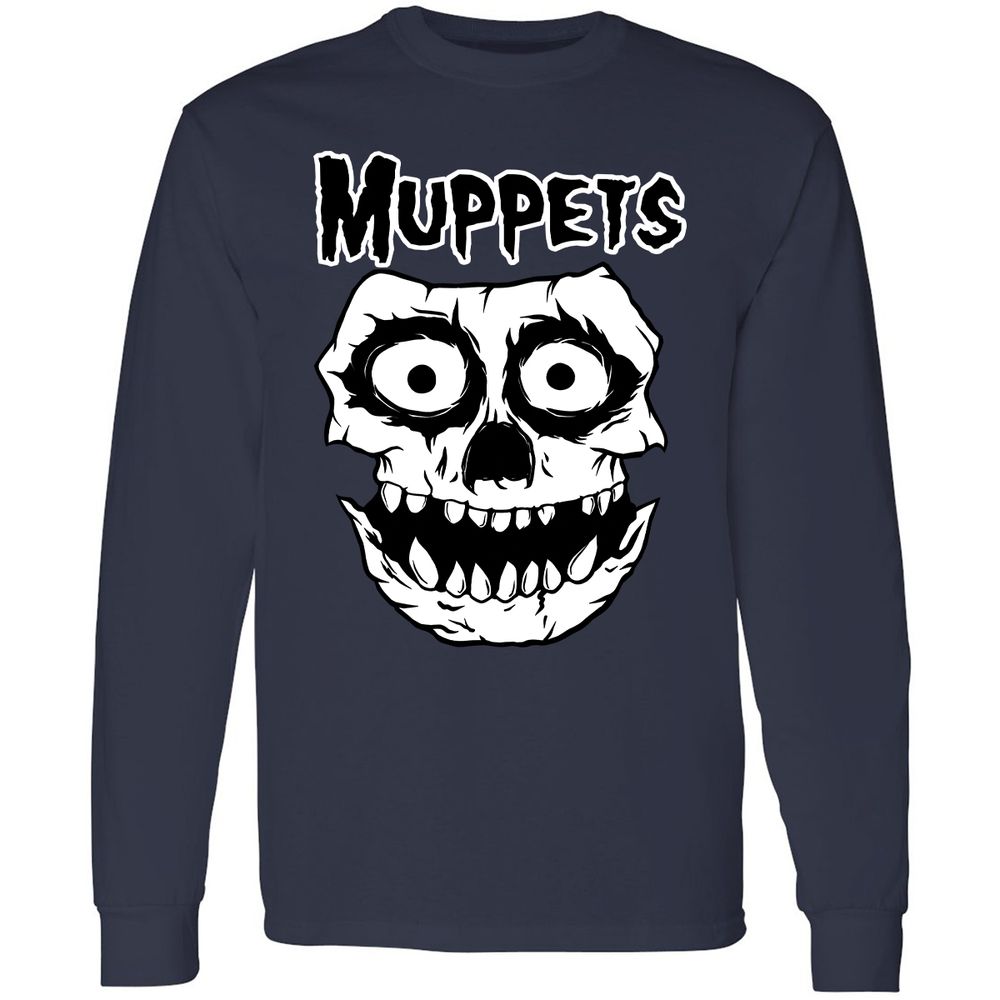 Long Sleeve T-Shirt - DEF1VV1C - Navy - 2
