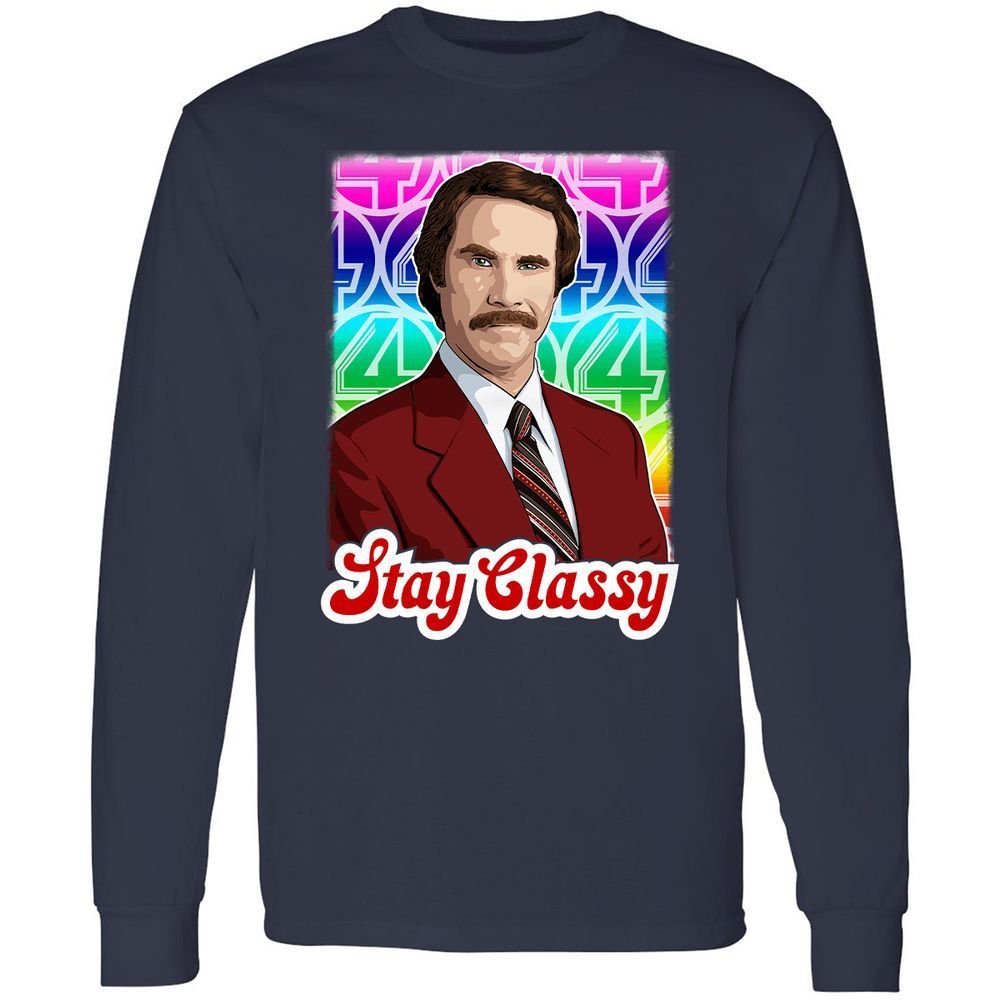 Long Sleeve T-Shirt - EV6J681P - Navy - 2