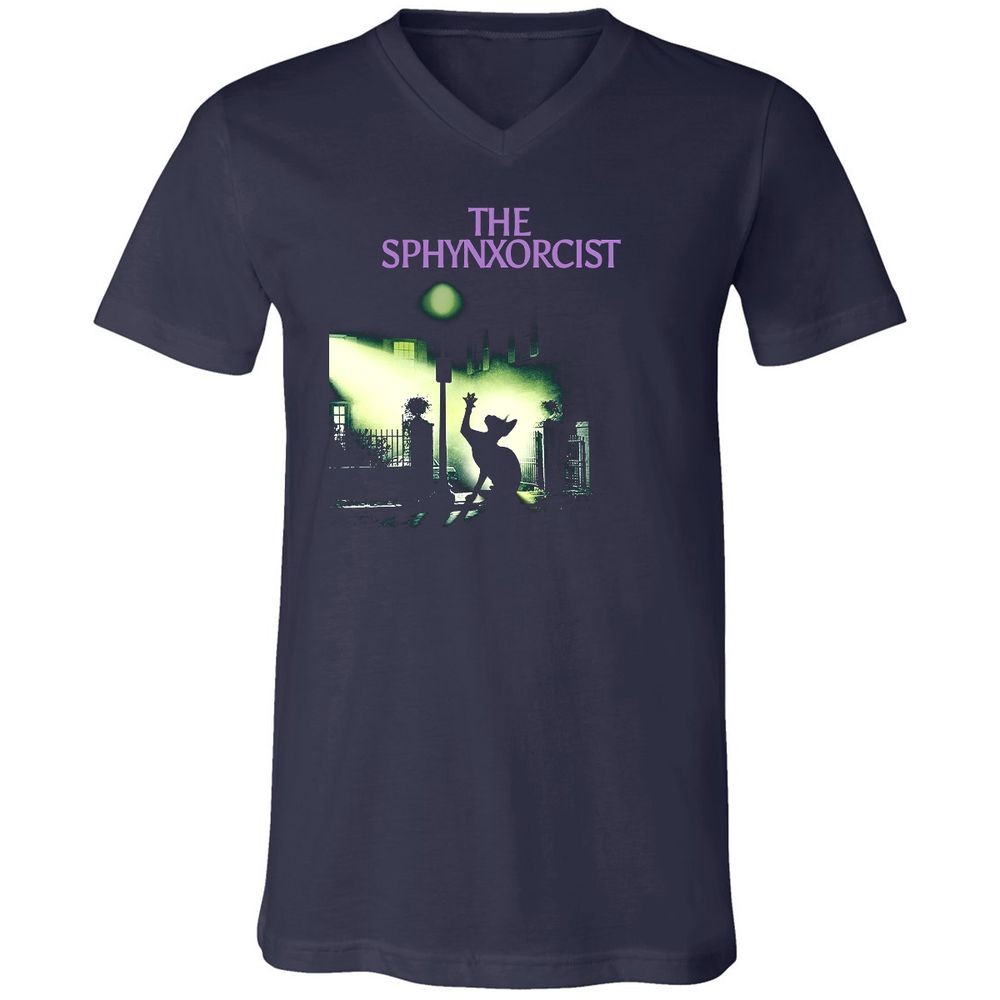 Unisex V-Neck T-Shirt - 2FPCY5K7 - Navy - 2