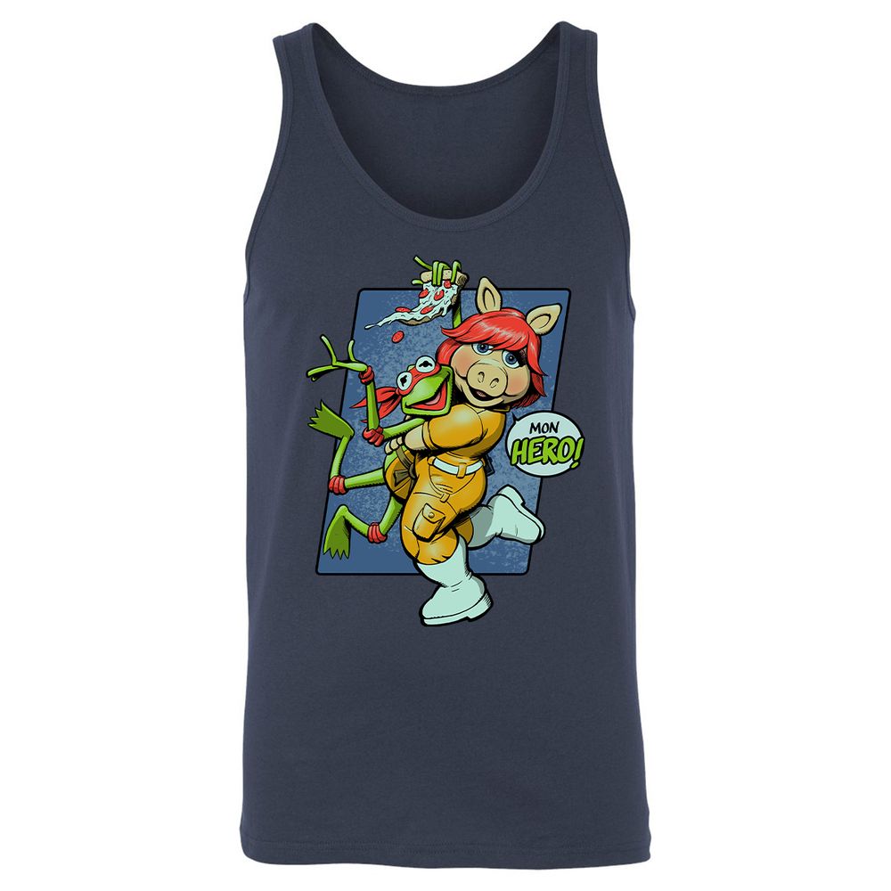Unisex Jersey Tank - 3PT34J58 - Navy - 2