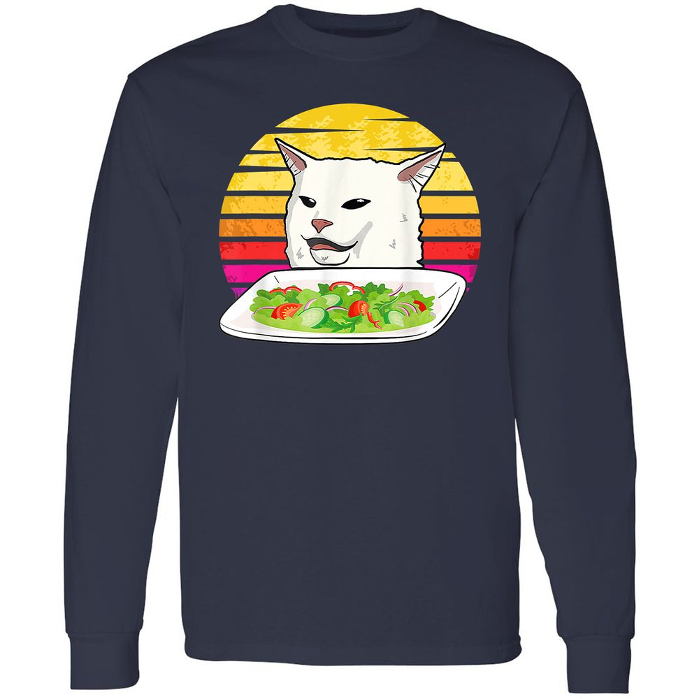 Long Sleeve T-Shirt - P2M5EKQ6 - Navy - 2