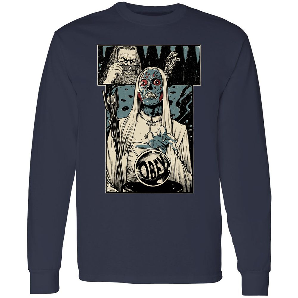 Long Sleeve T-Shirt - A7UUZTL2 - Navy - 2