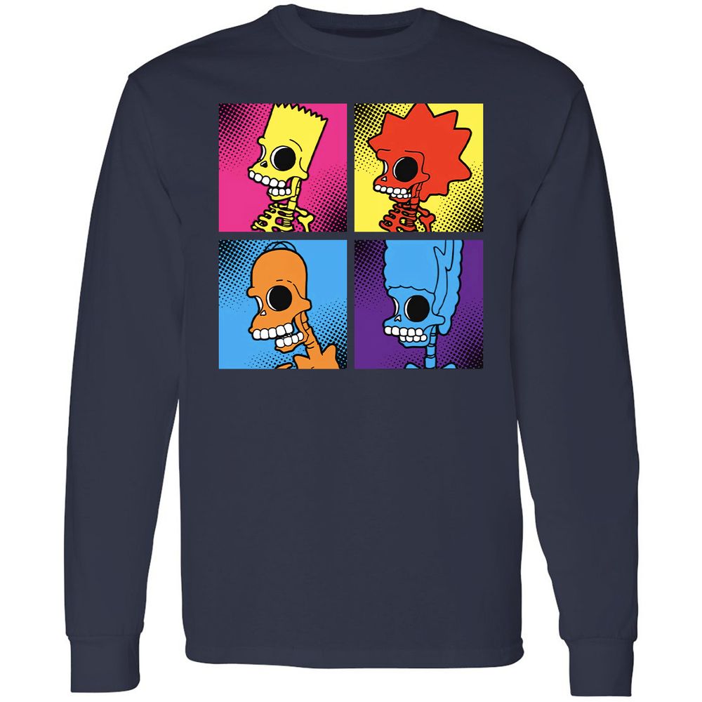 Long Sleeve T-Shirt - DF2GKDK4 - Navy - 2
