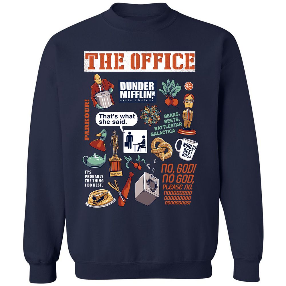 Classic Unisex Sweatshirt - B1LWPFDH - Navy - 2