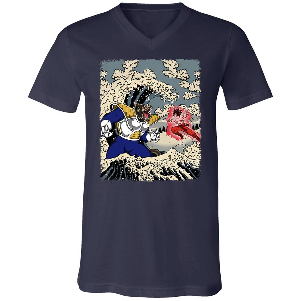 Unisex V-Neck T-Shirt - 9PRUS685 - Navy - 2
