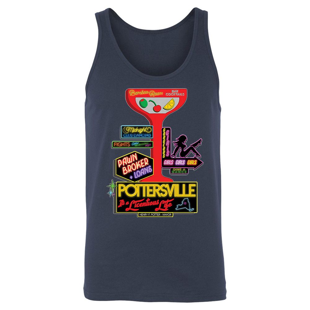 Unisex Jersey Tank - AHAQE46V - Navy - 2