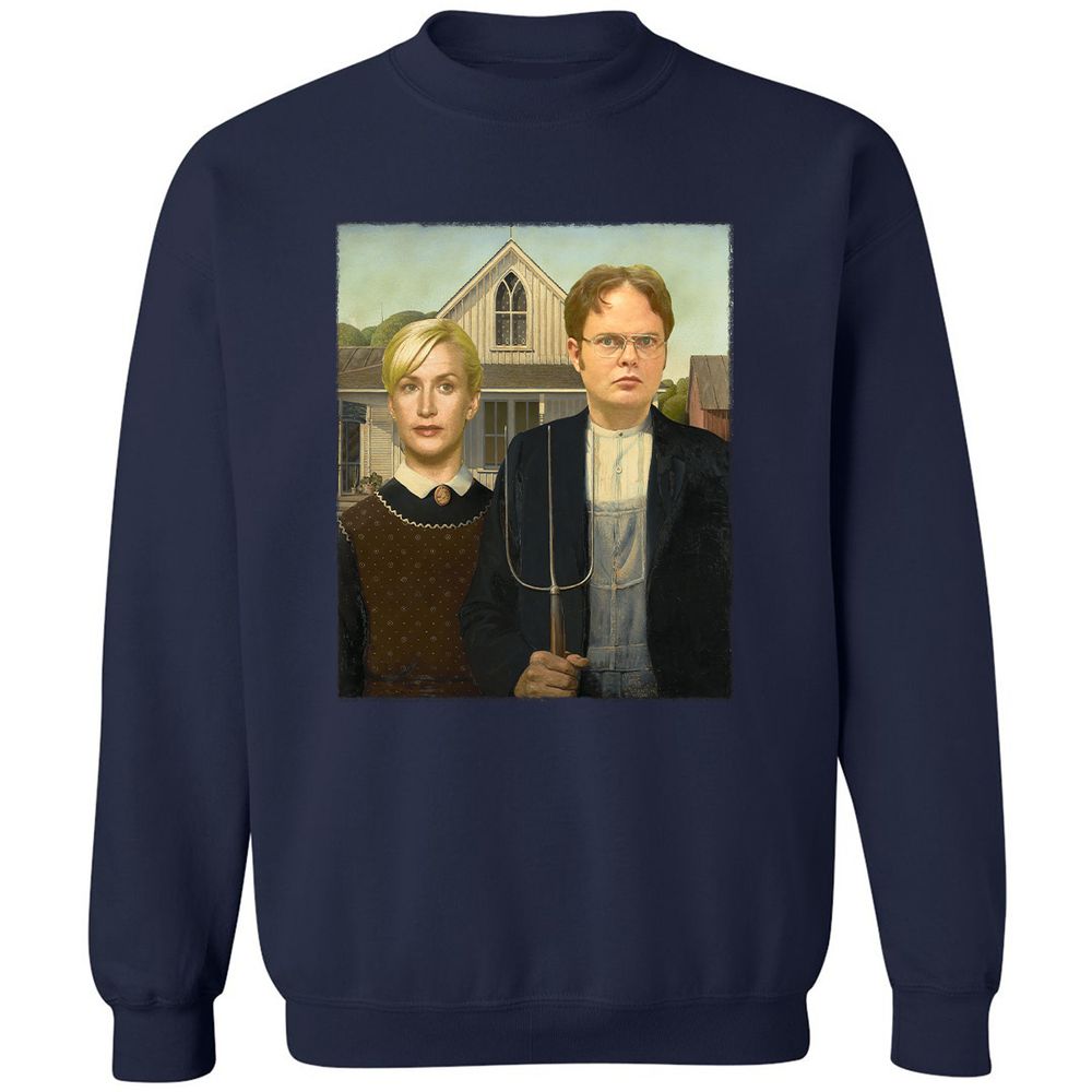 Classic Unisex Sweatshirt - Q8GE44KH - Navy - 2