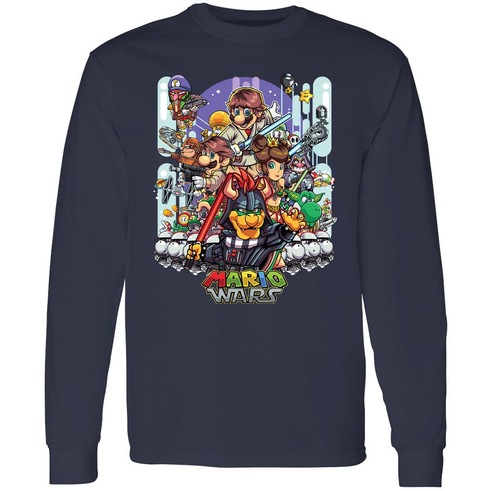 Long Sleeve T-Shirt - LMPEUBS2 - Navy - 2