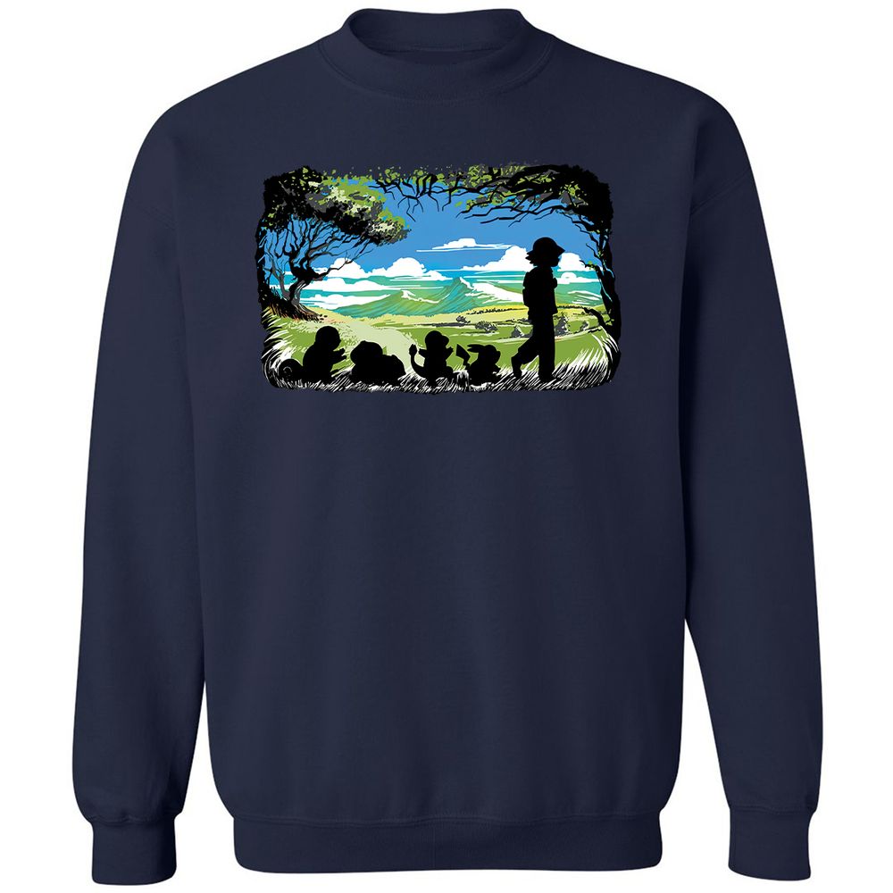 Classic Unisex Sweatshirt - C3Y9D6QF - Navy - 2