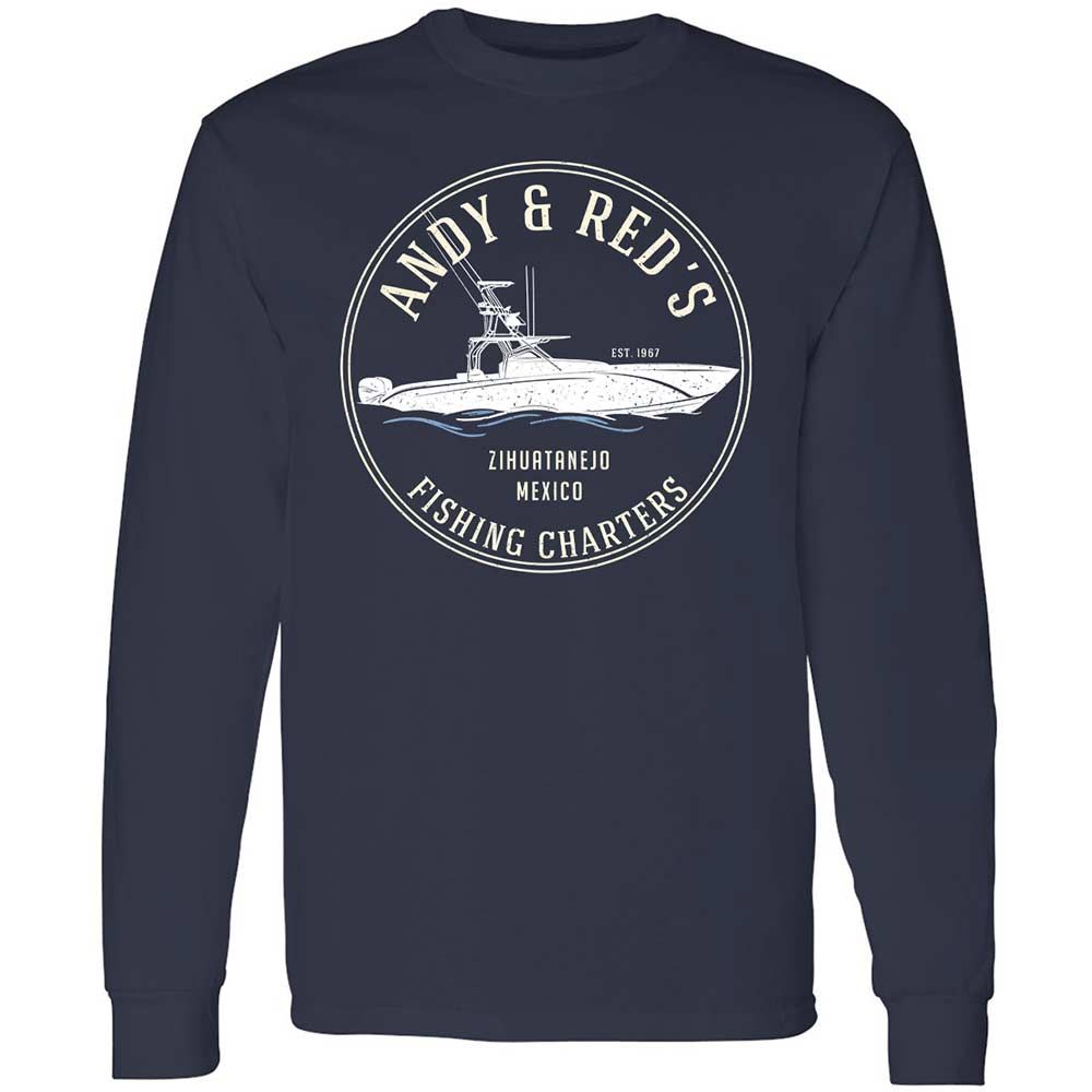 Long Sleeve T-Shirt - E1HF4GDP - Navy - 2