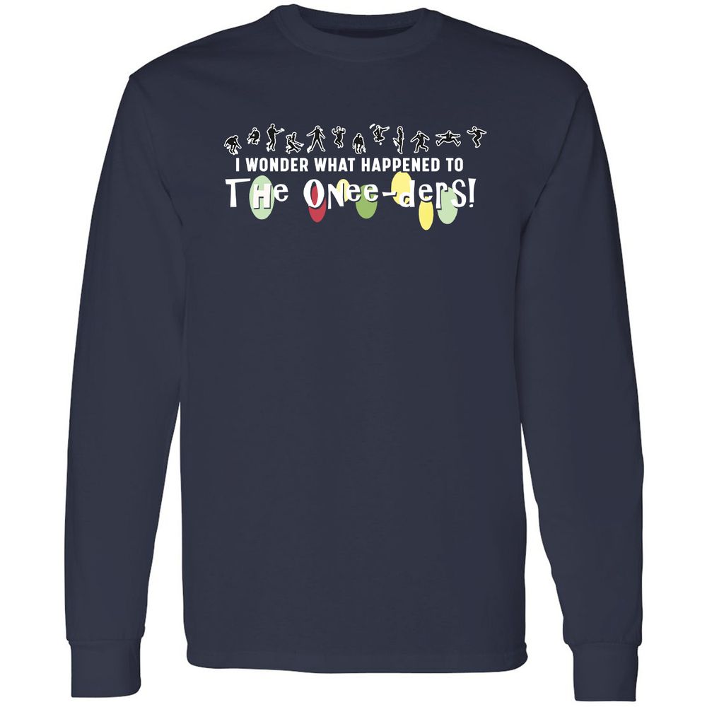 Long Sleeve T-Shirt - WV4DU2AV - Navy - 2