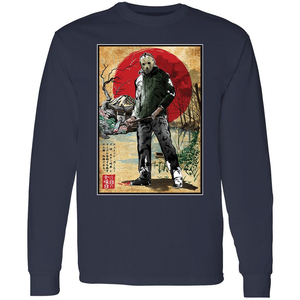Long Sleeve T-Shirt - Y8AK3V1H - Navy - 2