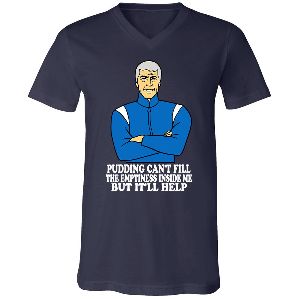 Unisex V-Neck T-Shirt - VR7EXQRH - Navy - 2