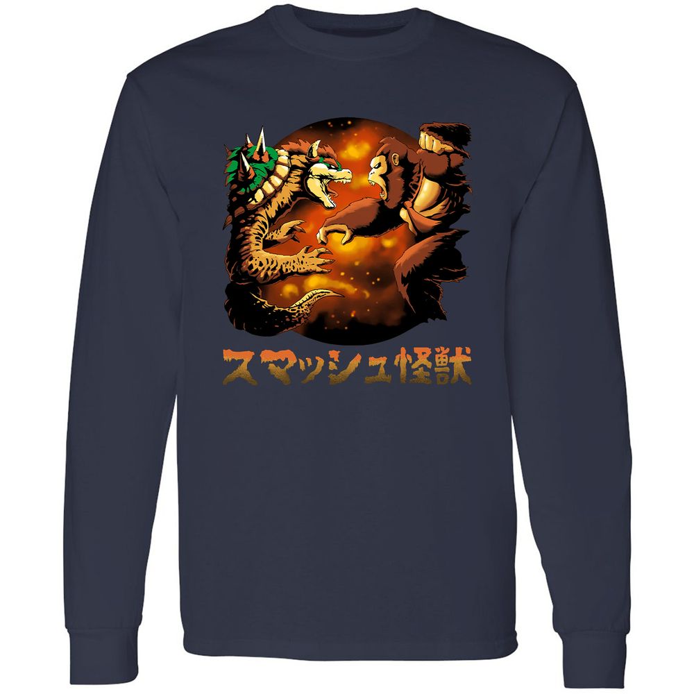 Long Sleeve T-Shirt - ALLLF2QP - Navy - 2