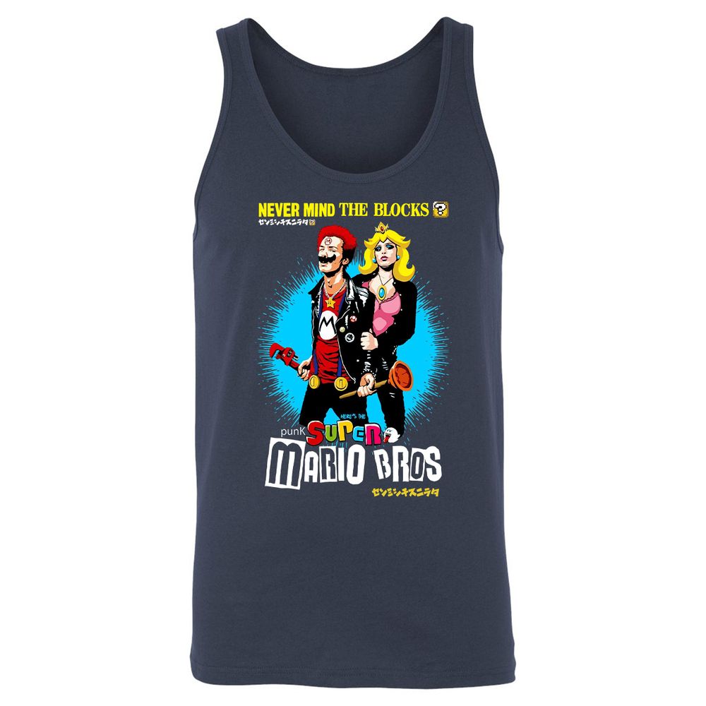 Unisex Jersey Tank - ZJGW2KAR - Navy - 2