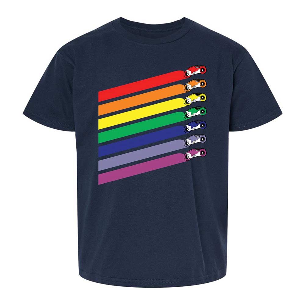 Race The Rainbow - Navy - 2