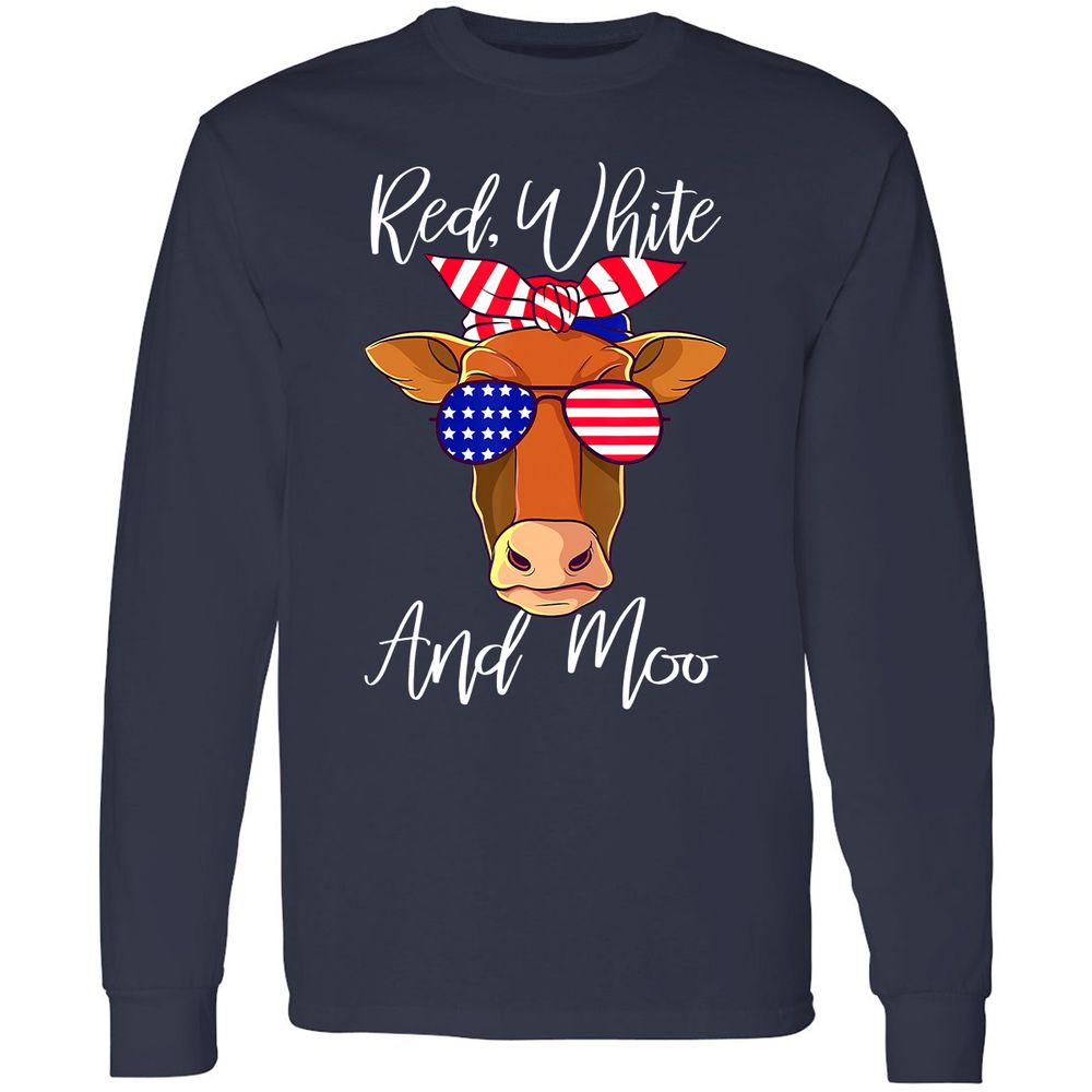 Long Sleeve T-Shirt - 8K52FJA4 - Navy - 2