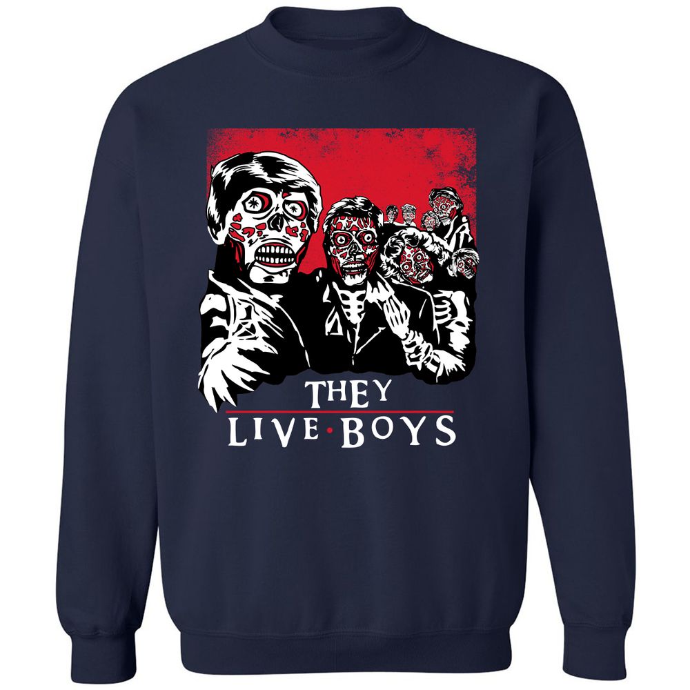 Classic Unisex Sweatshirt - 6YV7RH2T - Navy - 2