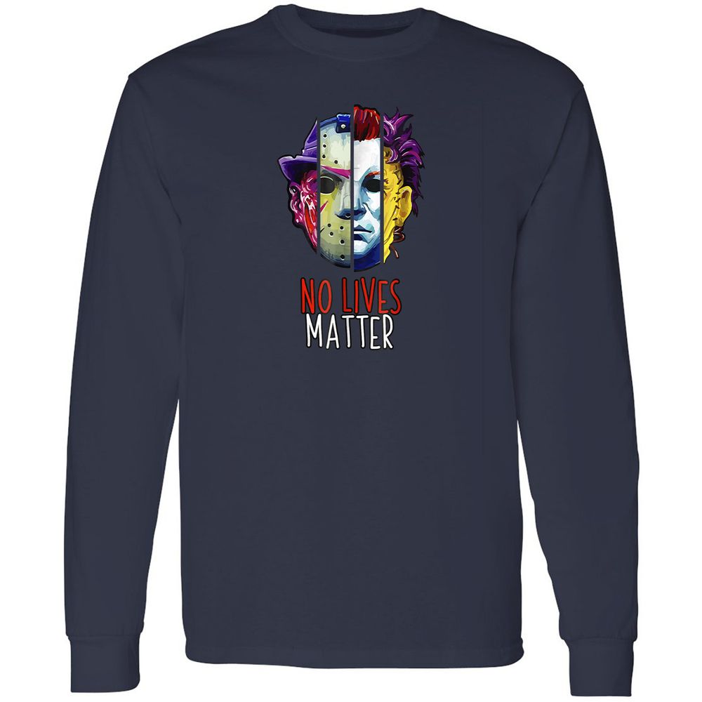 Long Sleeve T-Shirt - FGBVBXA4 - Navy - 2